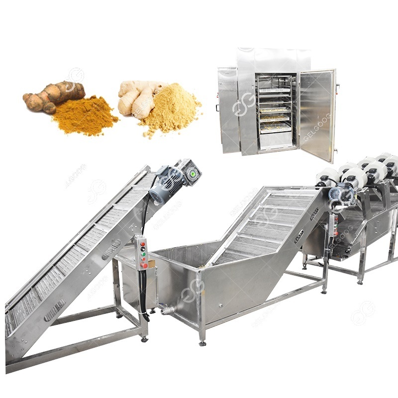 Gelgoog High Quality Ginger Powder Production Line Processing Ginger And Garlic Making Machine