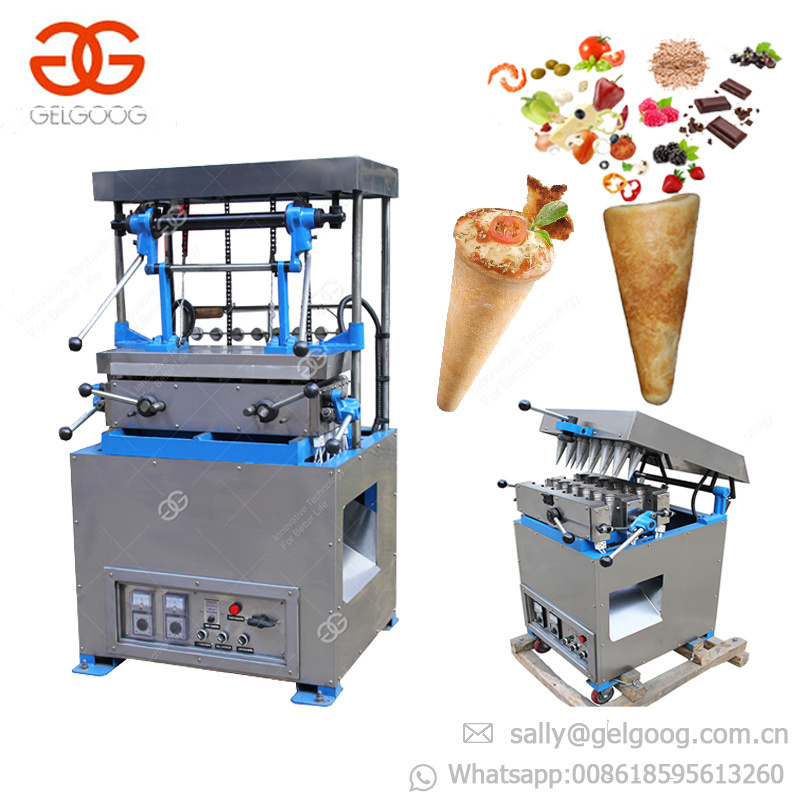 Factory Equipment Best Price Wafer Biscuit Baking Maker Waffle Pizza Cone Production Line Ice Cream Cone Making Machine for Sale