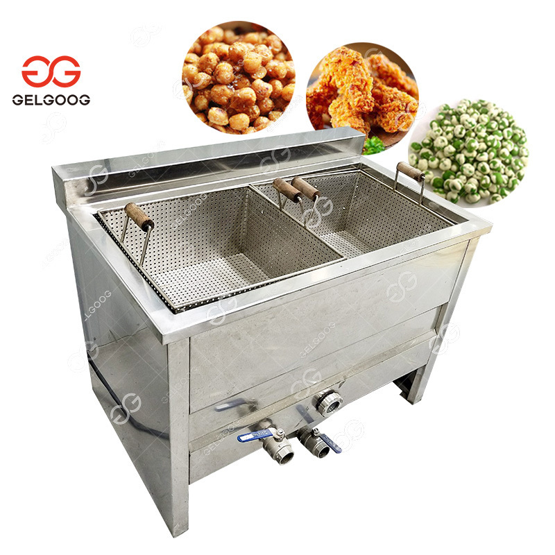 Commercial Two Baskets Electric Fried Chicken Fish Frying Machine Fresh French Fries Potato Chips Deep Fryer