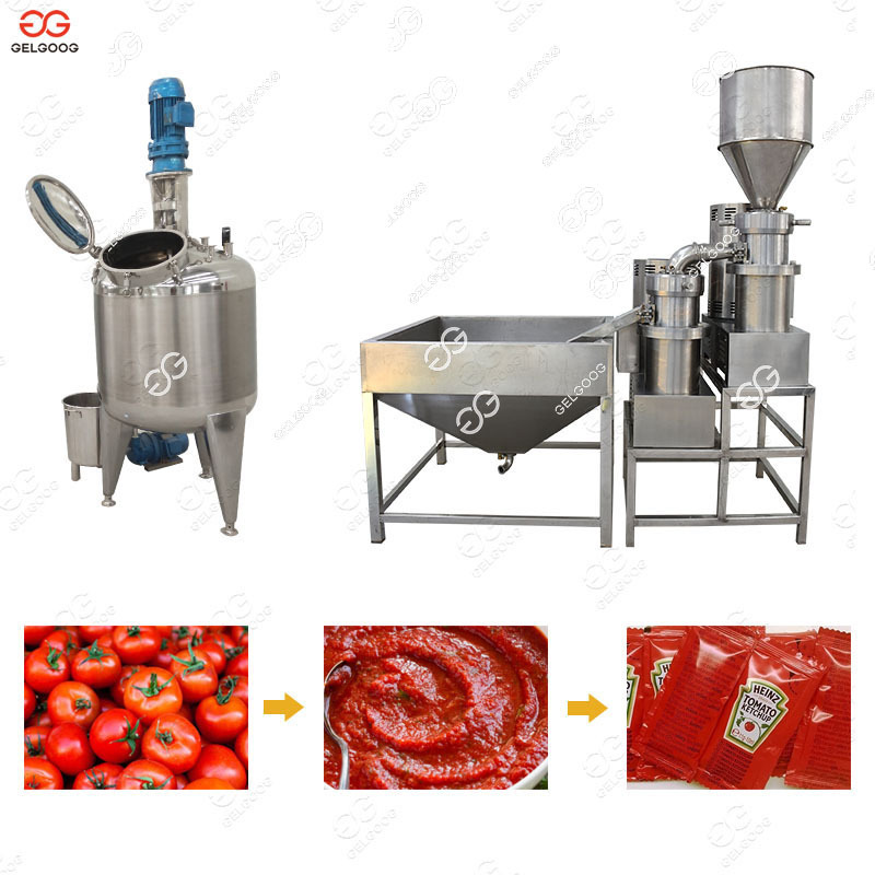 Manufacturer Price Industrial Tomato Paste Puree Fruit Sauce Processing Line Plant Tomato Ketchup Making Machine