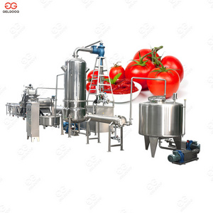 Commercial Tomato Paste Ketchup Making Production Line Tomato Puree Processing Machine