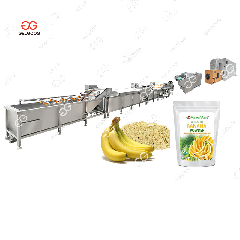 Gelgoog Plantain Flour Making Machine Banana Powder Processing Production Line Banana Plantain Flour Processing Machine