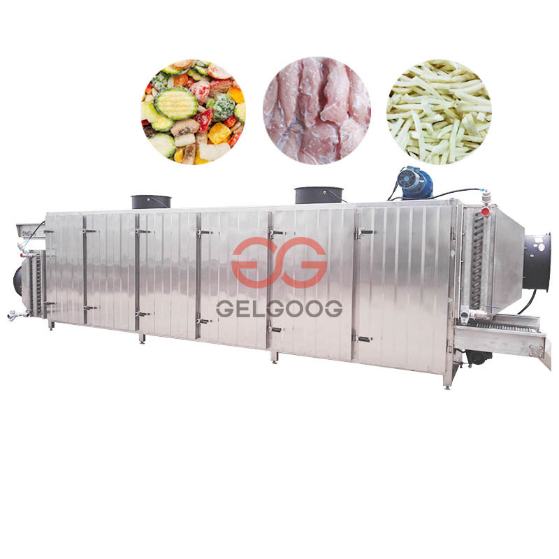 Squid IQF Quick Blast Freezer Fruit Frozen Strawberry Green Peas IQF Quick Freezing Machine