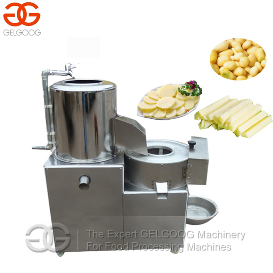 Good Performance Electric Potato Peeler and Slicer Potato Peeler and Cutter Machine