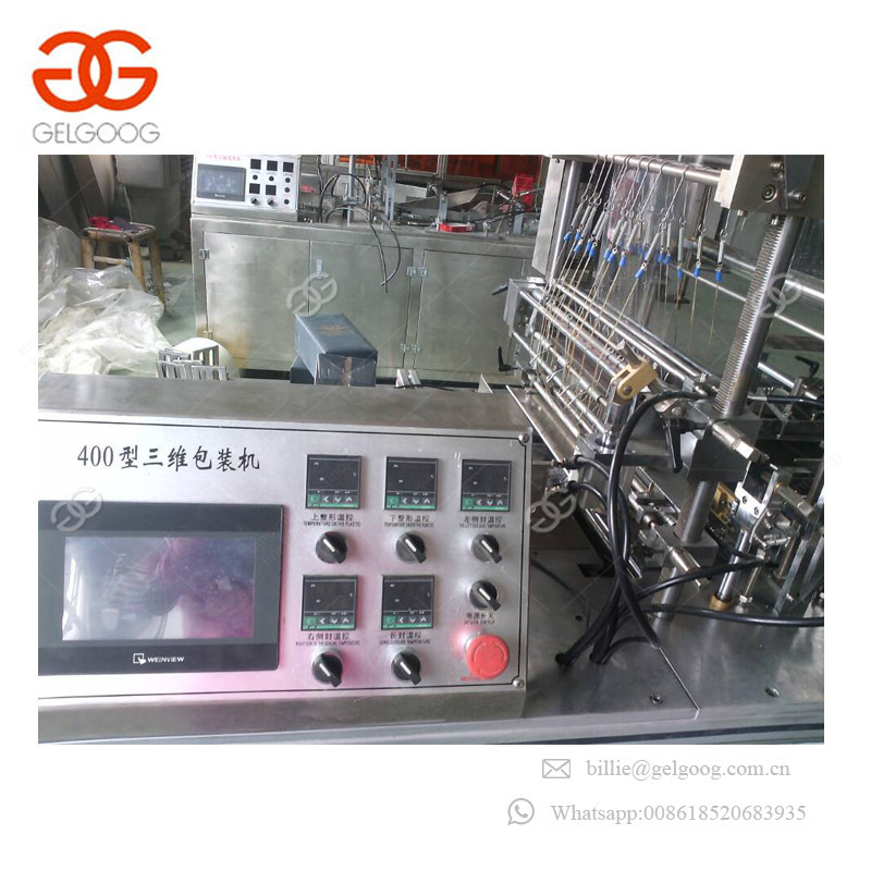 High Speed Three-Dimensional Packing Rubber Box Packaging Machine Cellophane Wrapping Film Machine