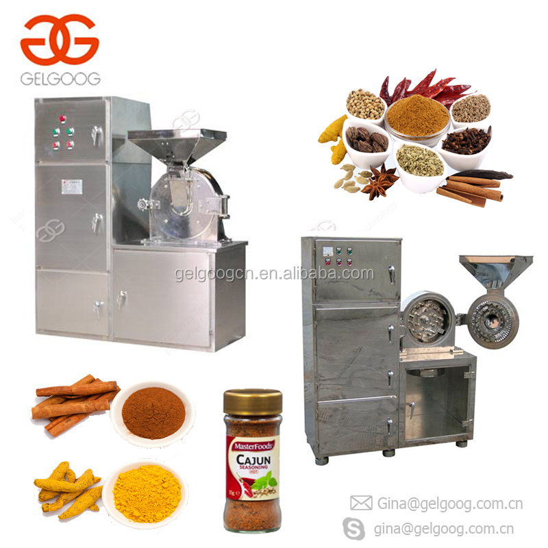 Stainless Steel Pepper Tea Leaf Chili Turmeric Herb Masala Dried Mustard Seeds Grinding Machine