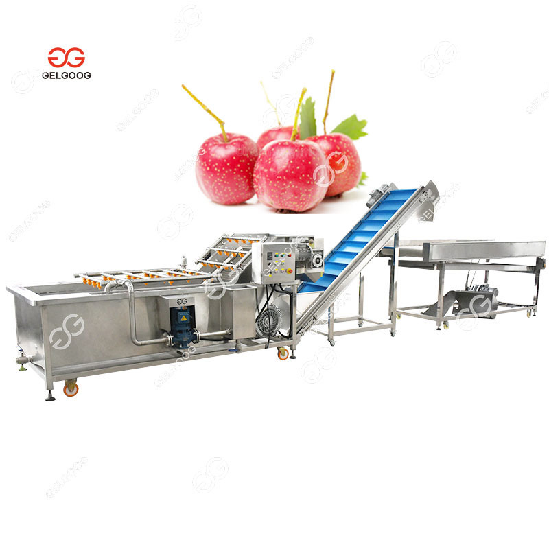 Ultrasonic Vegetable Washer And Dryer Oranges Machine Bubble Fruit Washing Machine With Conveyor Line