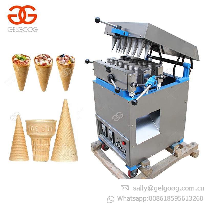 Factory Equipment Best Price Wafer Biscuit Baking Maker Waffle Pizza Cone Production Line Ice Cream Cone Making Machine for Sale