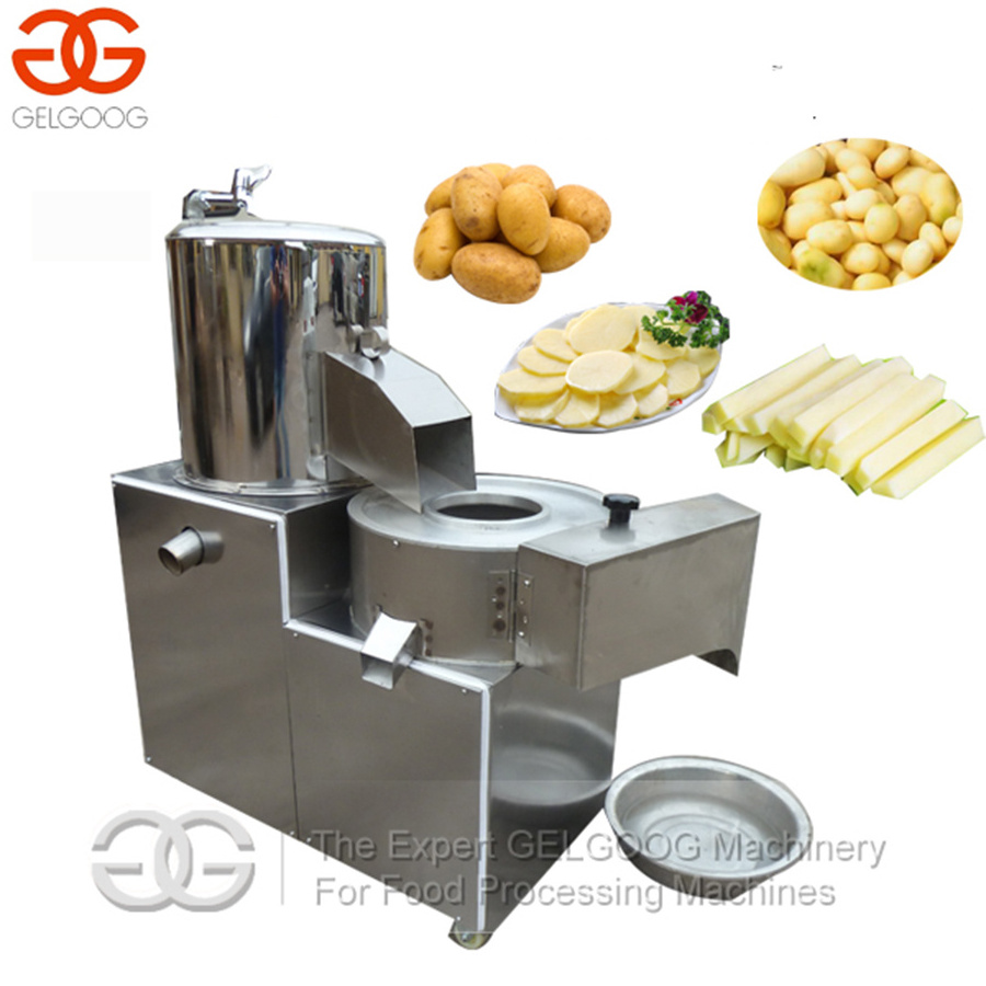 Good Performance Electric Potato Peeler and Slicer Potato Peeler and Cutter Machine