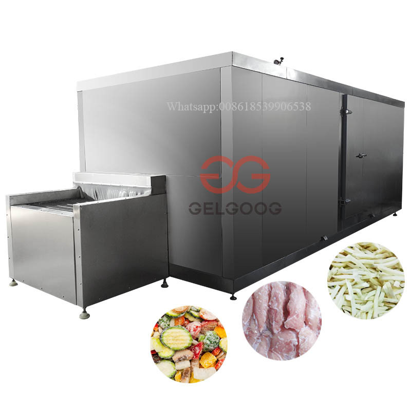 Squid IQF Quick Blast Freezer Fruit Frozen Strawberry Green Peas IQF Quick Freezing Machine