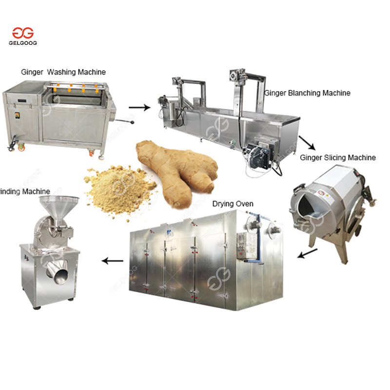 Gelgoog High Quality Ginger Powder Production Line Processing Ginger And Garlic Making Machine