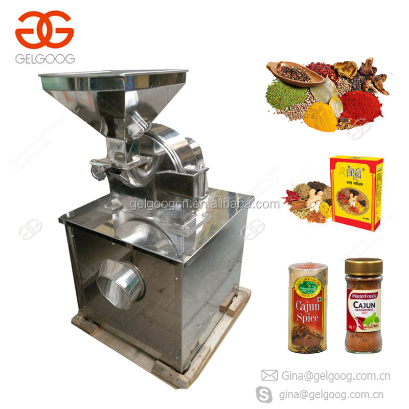 Stainless Steel Pepper Tea Leaf Chili Turmeric Herb Masala Dried Mustard Seeds Grinding Machine