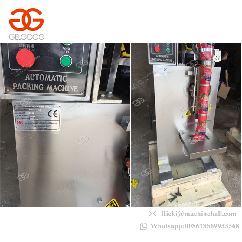 Fully Automatic Liquid Juice Ice Lolly Straw Jelly Sticks Sealing Packaging Machinery Honey Stick Filling Machine