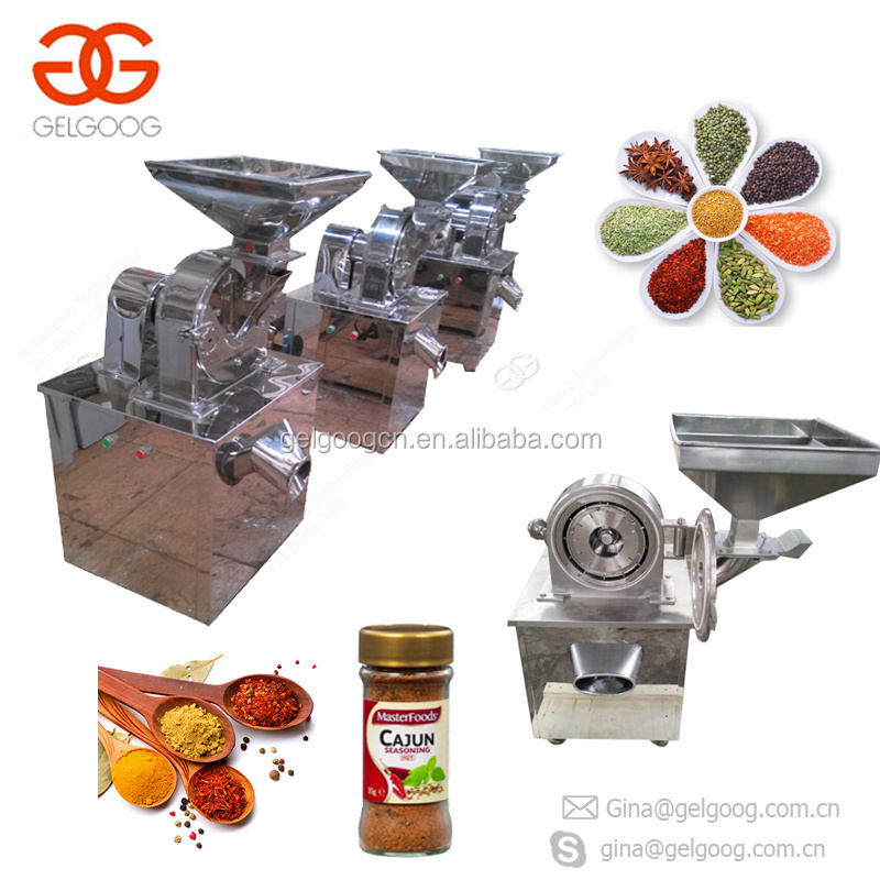 Stainless Steel Pepper Tea Leaf Chili Turmeric Herb Masala Dried Mustard Seeds Grinding Machine