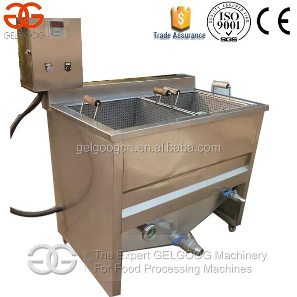 Commercial Two Baskets Electric Fried Chicken Fish Frying Machine Fresh French Fries Potato Chips Deep Fryer