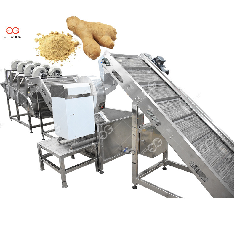 Gelgoog High Quality Ginger Powder Production Line Processing Ginger And Garlic Making Machine