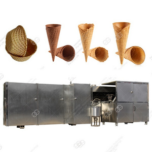 Hot Sale Industrial Full Automatic Cone Baking Production Line Biscuit Waffle Snow Ice Cream Rolled Sugar Cone Machine Price