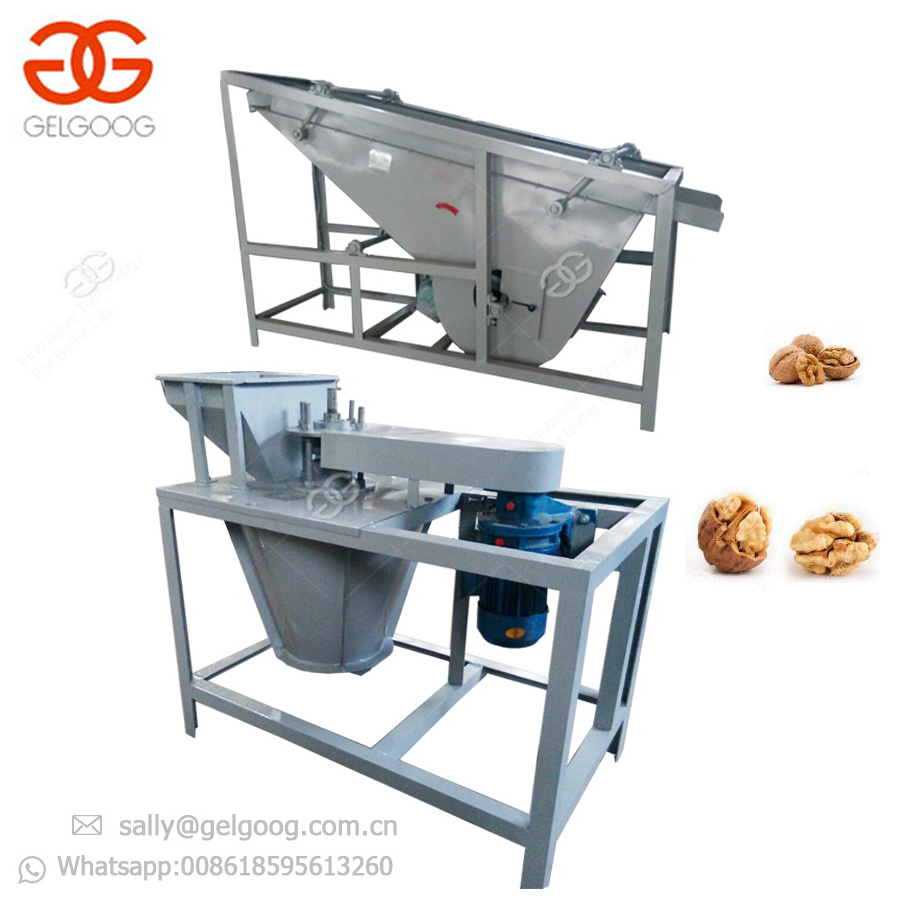 Good Quality Small Commercial Automatic Pecan Nut Cracking Shelling Hulling Sheller Huller Black Walnut Cracker Machine for Sale