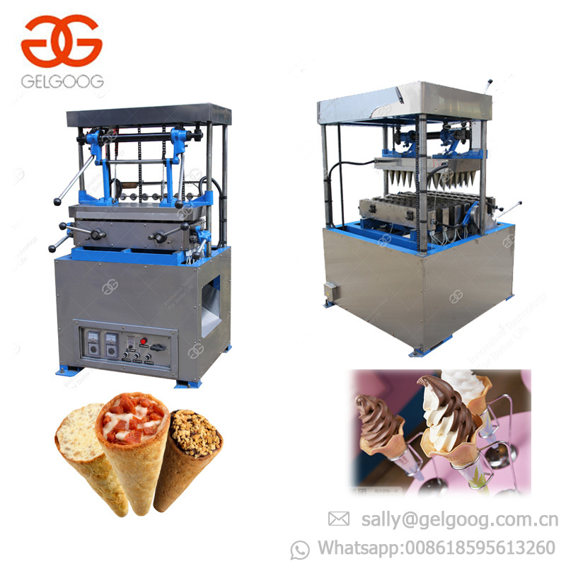 Factory Equipment Best Price Wafer Biscuit Baking Maker Waffle Pizza Cone Production Line Ice Cream Cone Making Machine for Sale