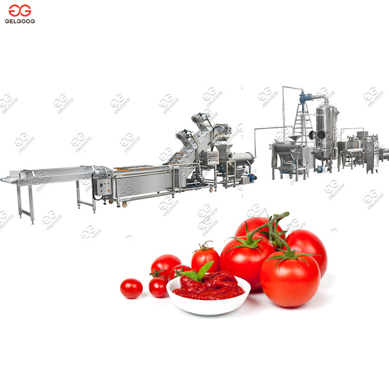 Commercial Tomato Paste Ketchup Making Production Line Tomato Puree Processing Machine