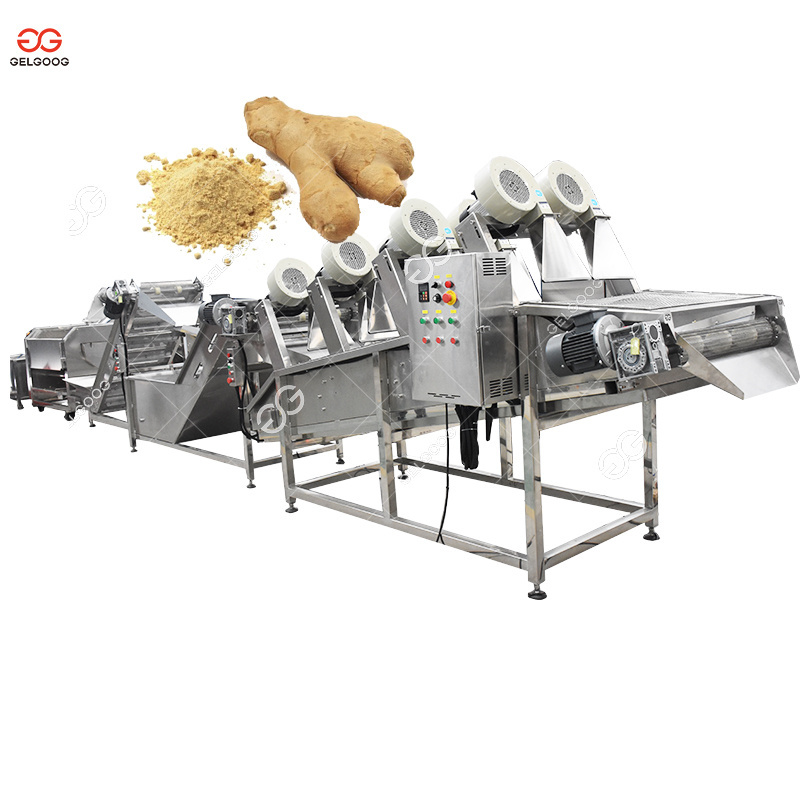 Gelgoog High Quality Ginger Powder Production Line Processing Ginger And Garlic Making Machine