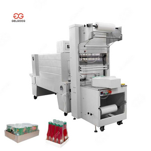 Full Automatic PVC Film Water Bottle Heat Sealer Shrink Wrapping Machine With Heat Tunnel