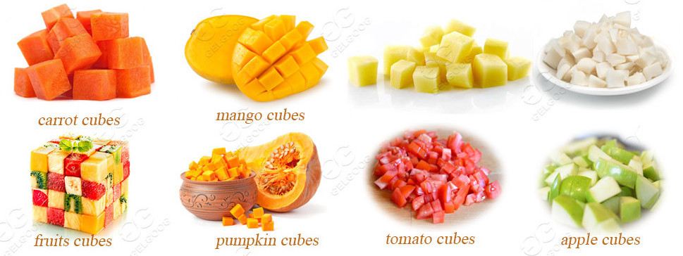 Sweet Potato Big Cube Cutter, Potato Dicer Cube Cutting Machine