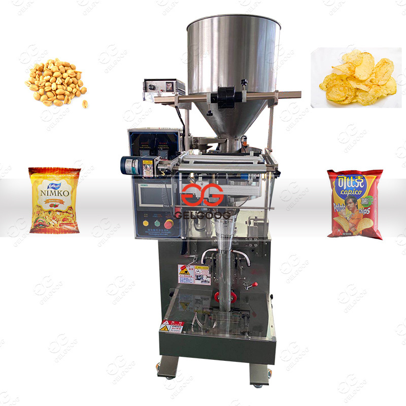 GELGOOG Automatic 3 Side Sealing Chin Chin Bread Packaging 1 KG Pouch Packing Machine