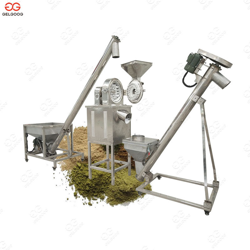 Automatic Herbs Grinder Cassava Leaves Dry Spice Grinding Leaf Grinding Machine