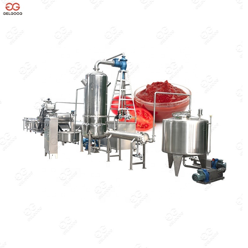 Automatic Ketchup Making Processing Strawberry Sauce Producing Curry Date Paste Grinding Machine Fruit Jam Production Line