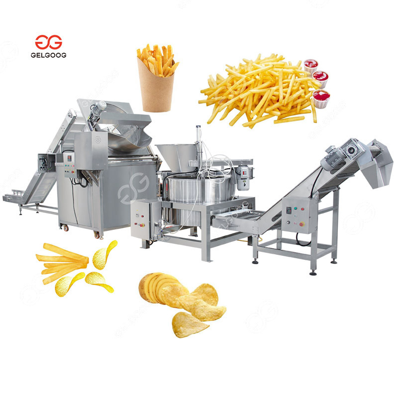 Fast French Fries Frying Kettle Equipment French Frier Machine Potato Chips Batch Fryer