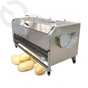 Brush Type Industrial Fruit Vegetable Cassava Potato Taro Kiwi Carrot Washing Machine