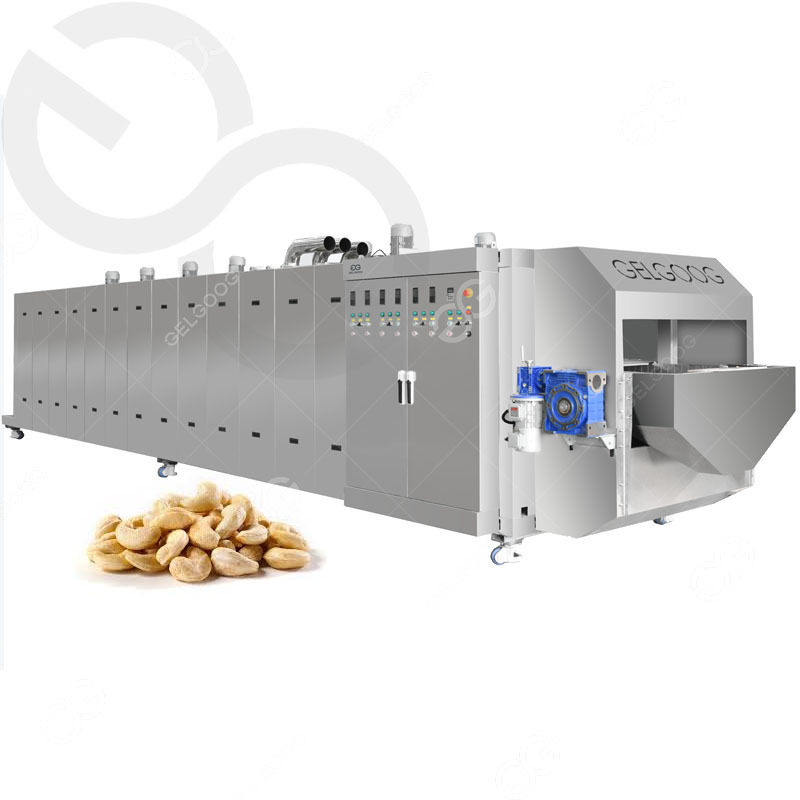 Fully Automatic Peanut Soybean Roaster Pistachio Sesame Cashew Nut Roasting Machine