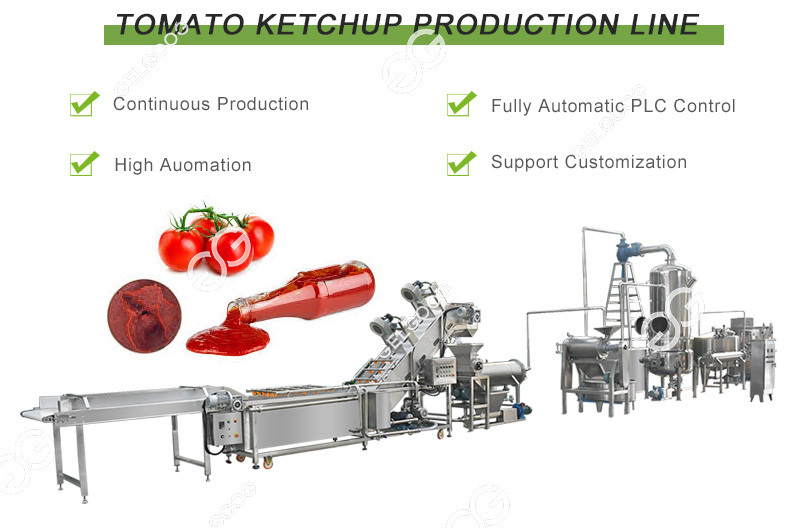 China Automatic Tomato Sauce Making Machine Production Line Tomato Paste Processing Plant