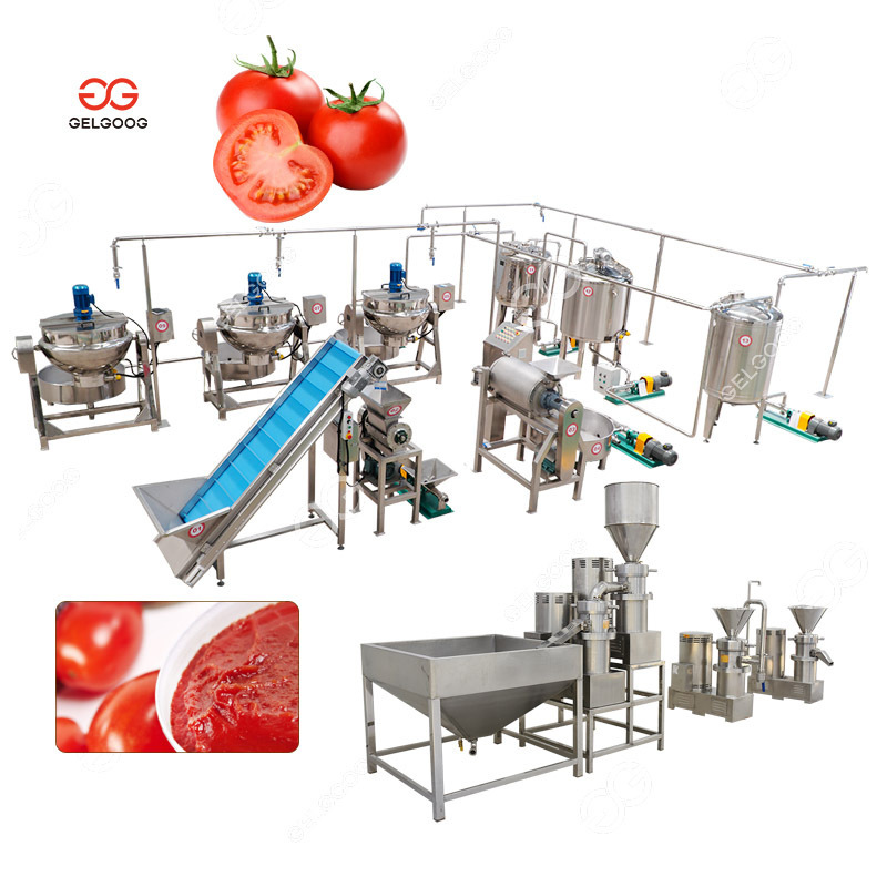 Hot Selling Commercial Small Scale Automatic Tomato Sauce Making Plant Tomato Puree Machine