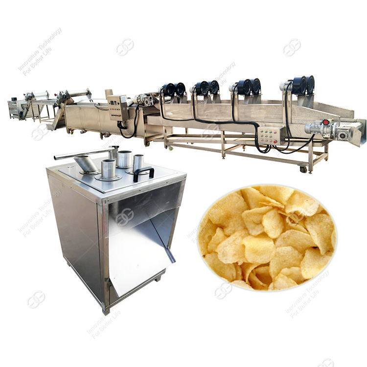 Fully Automatic Industrial Frozen French Fries Production Line Cassava Fresh Finger Potato Chips Making Machine Price