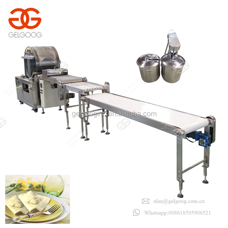 Full Automatic Spring Roll Sheet Making Machine Spring Roll Wrapper Machine