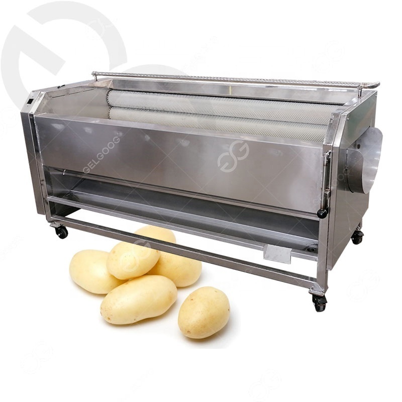 Brush Type Industrial Fruit Vegetable Cassava Potato Taro Kiwi Carrot Washing Machine