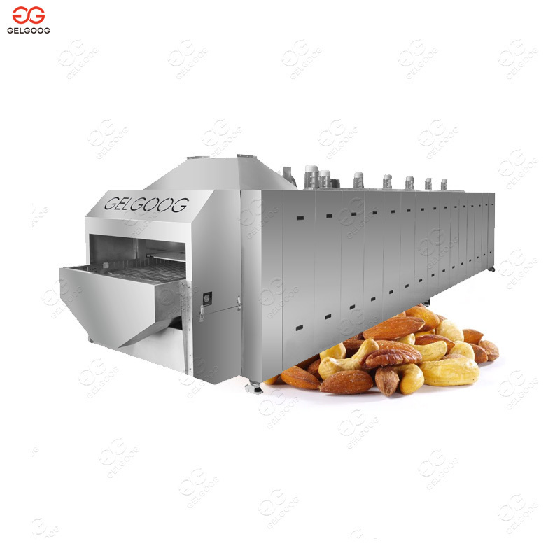 Fully Automatic Peanut Soybean Roaster Pistachio Sesame Cashew Nut Roasting Machine