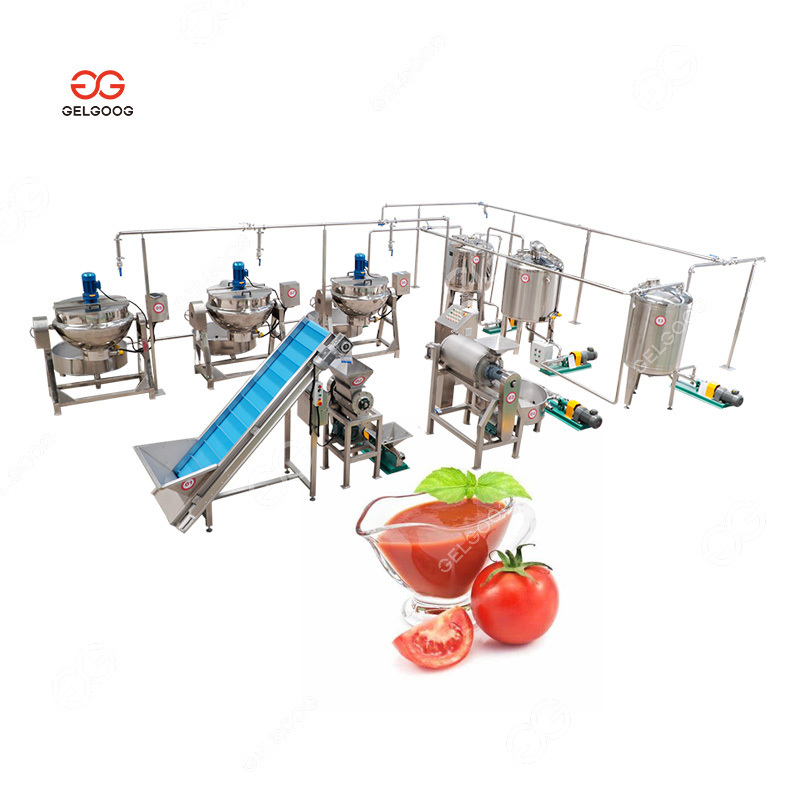 Automatic Jam Paste Grinding Chili Apple Sauce Grinder Production Equipment Plant Processing Line Tomato Paste Making Machine