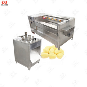 Potato Peeling and Slicing Machine/Potato Peeler and Slicer Machine/ Potato Chips Slicing Machine