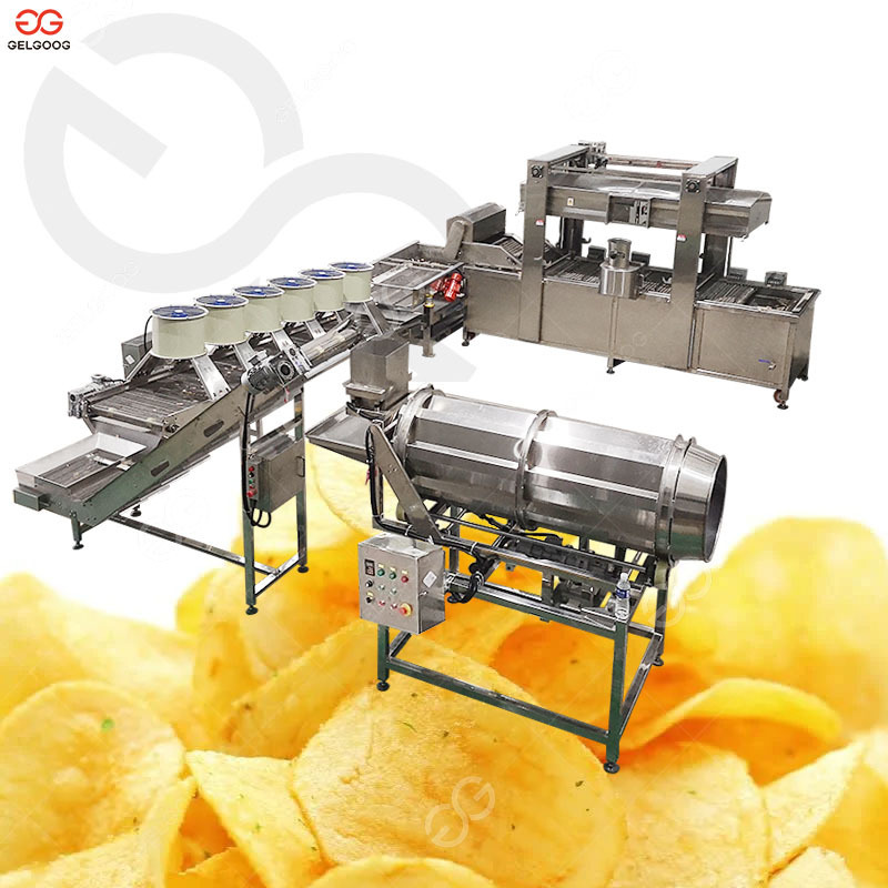 150 kg Semi-automatic Potato Chips Making Machine Production Line Plant Cost