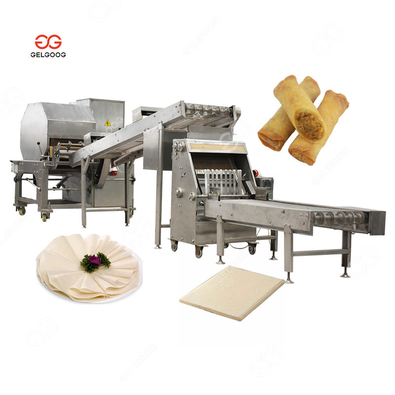 Best Selling Automatic Spring Roll Sheet Electric Egg Crepe Wrapper Samosa Pastry Production Line Making Injera Maker Machine