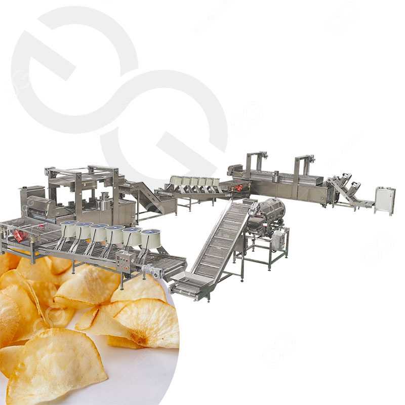 150 kg Semi-automatic Potato Chips Making Machine Production Line Plant Cost