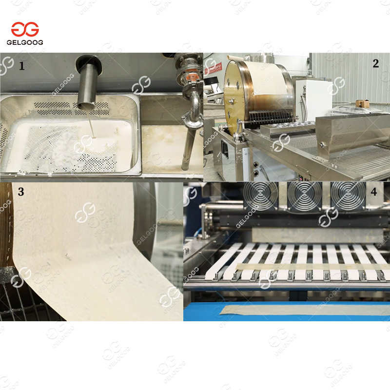 Automatic Mille Crepe Cake Puff Pastry Sheet Large France Crepe Making Machine for Sale