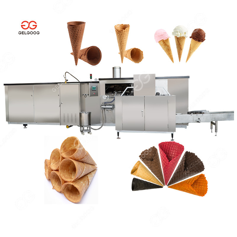 Full Automatic Ice Cream Cone Maker Waffle Cone Maker Ice Cream Cone Making Machine