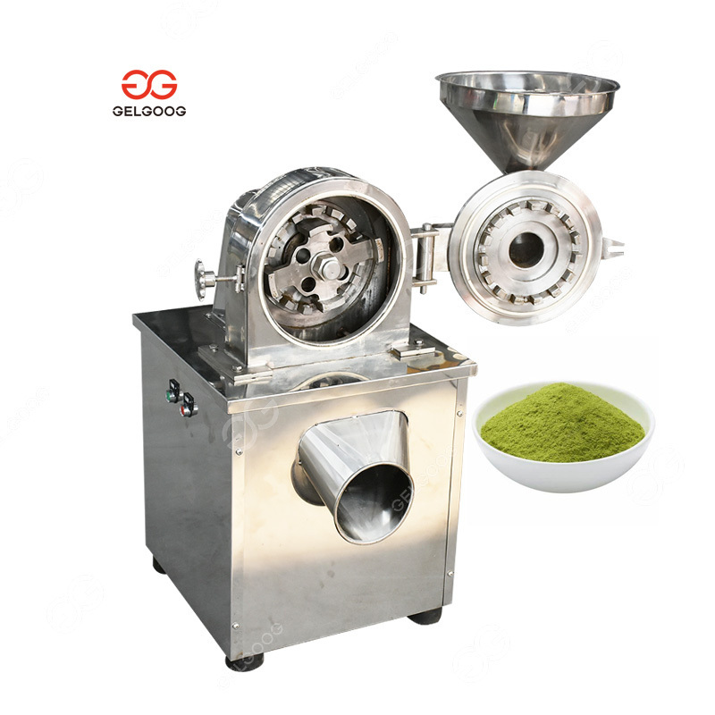 Automatic Dried Leaf Herb Tea Leaves Crushing Moringa Powder Grinding Machine