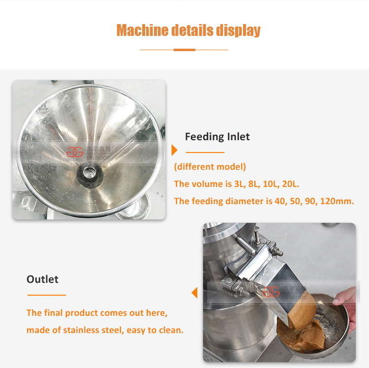 Commercial Date Hummus Maker Red Bean Ginger Grinder Garlic Olive Paste Making Raspberry Pineapple Fruit Jam Production Machines