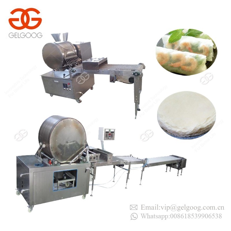 Gas Heating Automatic Samosa Pastry Sheet Equipment Production Line Injera Spring Roll Making Machine For Sale