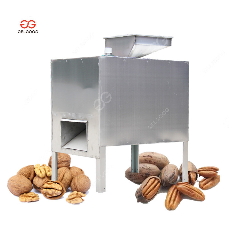 Broken Pecan Cutting Breaking Breaker Equipment Line Walnut Shell Crusher Machine